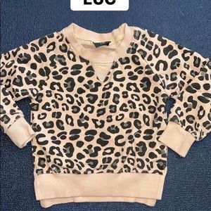 SOLD - Little Bipsy Leopard Sweatshirt - Little Bipsy Sweatshirt